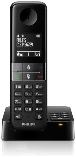 Philips - D4551B 05 Single - Cordless Telephone